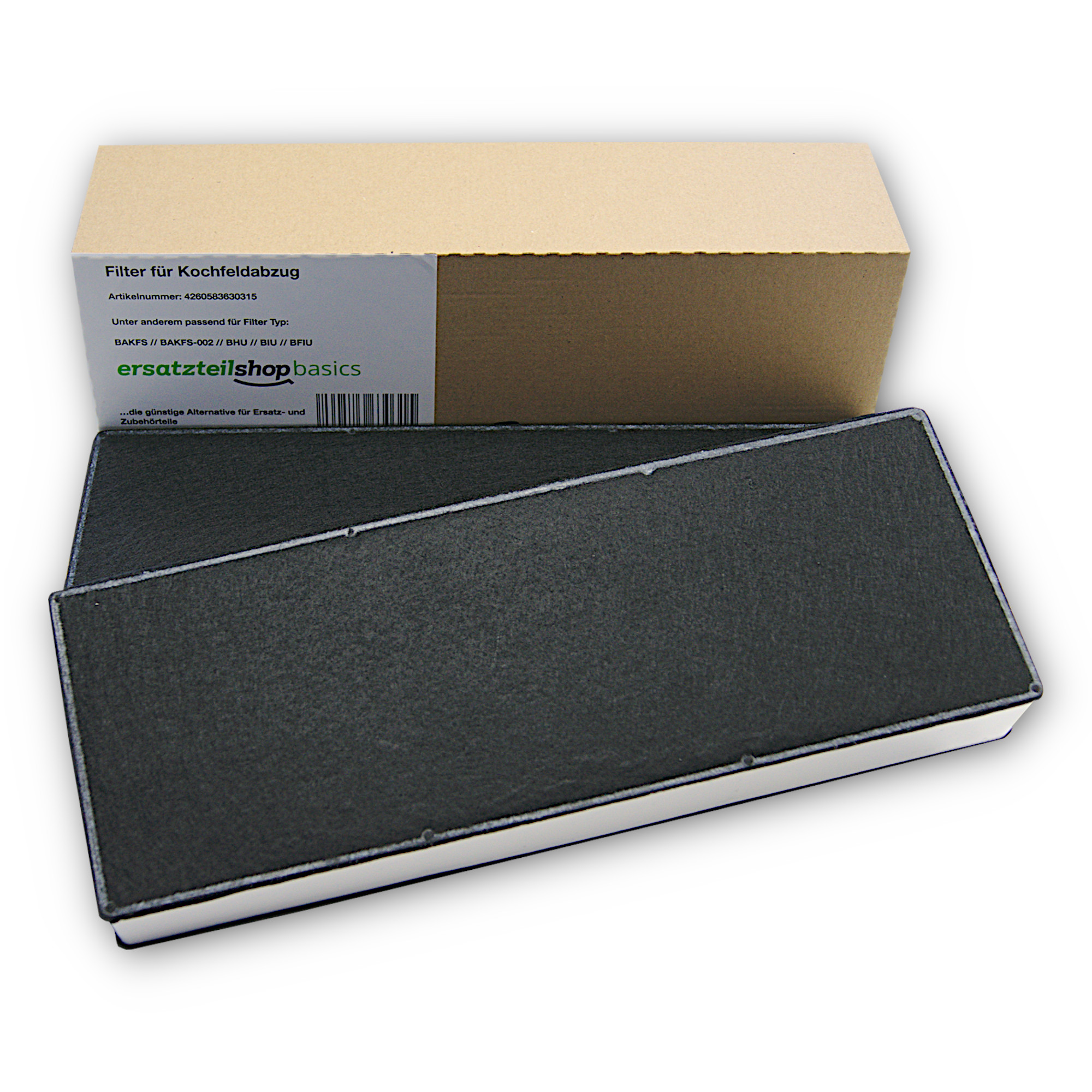 Premium Aktivkohlefilter Set BAKFS/BAKFS-002/BHU/BIU/BFIU Bora Basic Kochfeld wie FWKBO-H3