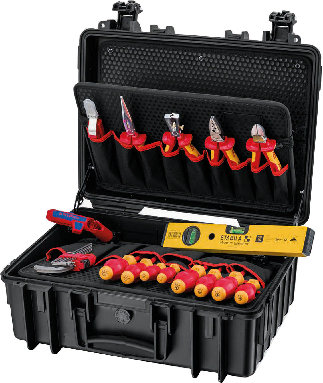 Knipex-Werk Werkzeugkoffer 24-tlg. sw robust23 Start Elekt 00 21 34 HL S2