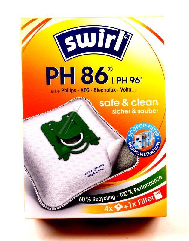 Micropor Staubsaugerbeutel für Staubsauger DeLonghi SP1704086 4+1, Filter