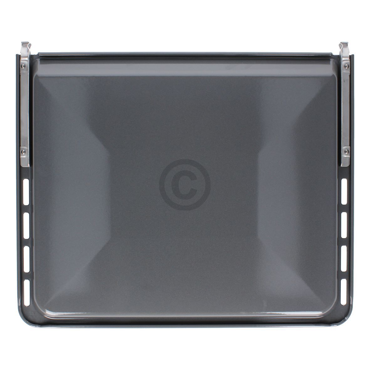 Backblech 459x375/392mm 29mm hoch emailliert, mit Träger, OT! 00680615 680615