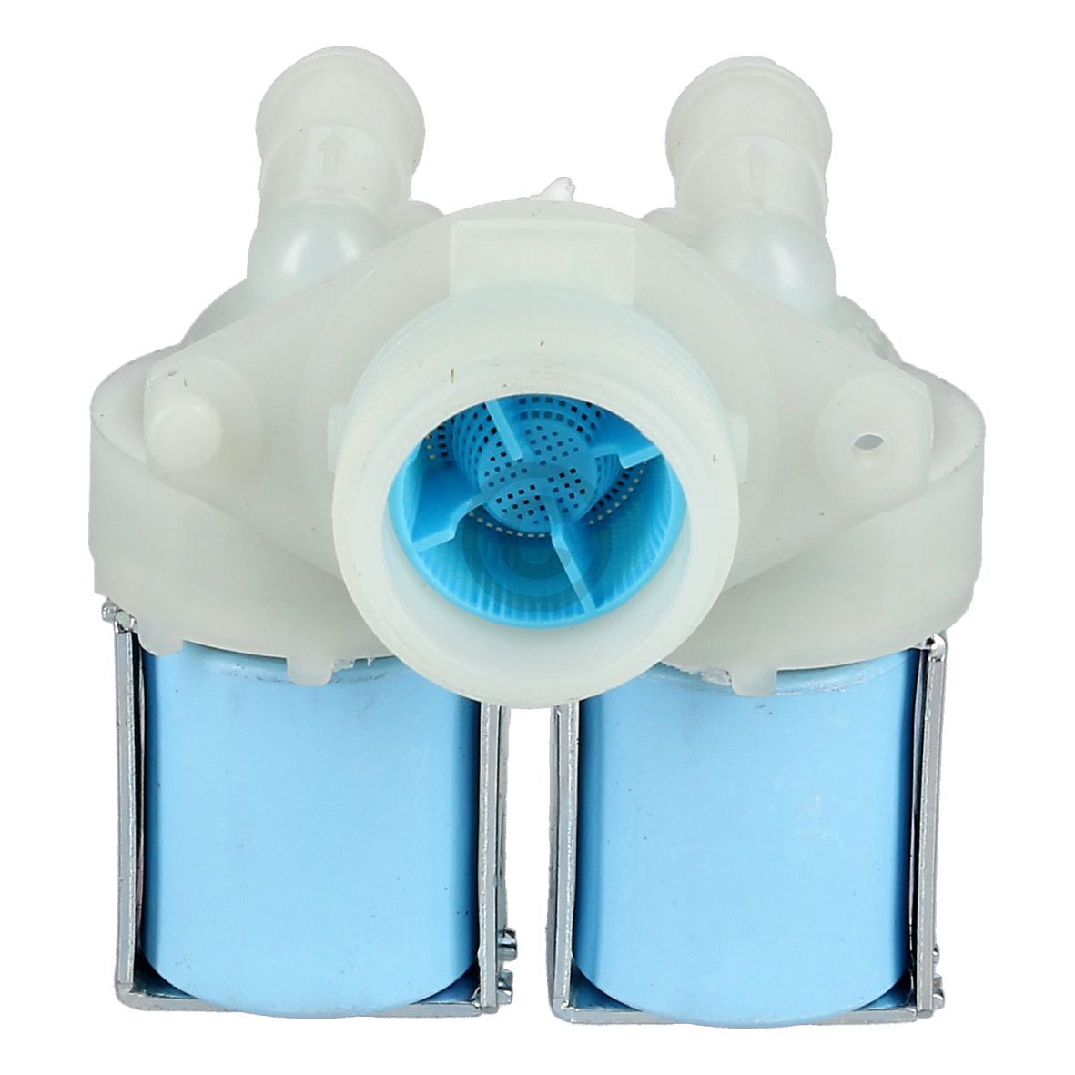 Magnetventil 2fach 180° 10,5mmØ beko 2906870200 für Waschmaschine Waschtrockner 2901250300