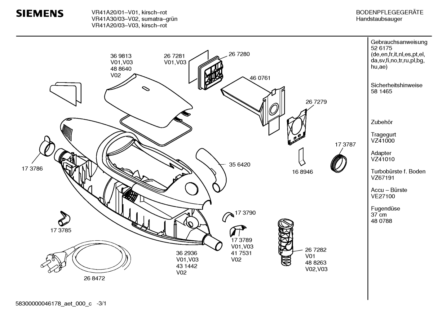 Ersatzteile_CONVERTO_B_VR41A20_2F03_Bild_1