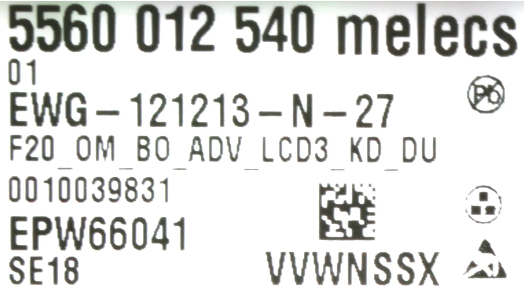 Bedienmodul 11005874