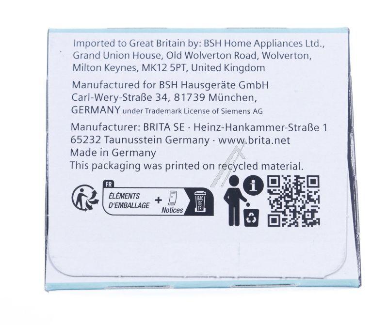 BRITA Intenza Wasserfilter für Kaffeemaschine Bosch/Siemens 17008381 1x Filter