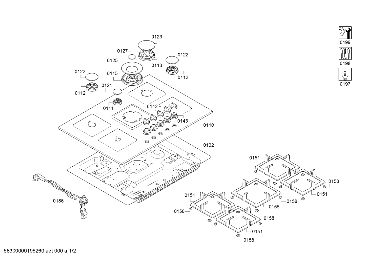 Ersatzteile_MG_75F_4G_2B1W_STAR_4kw_SIEMENS_SV_EP7A6QB20_2F01_Bild_1