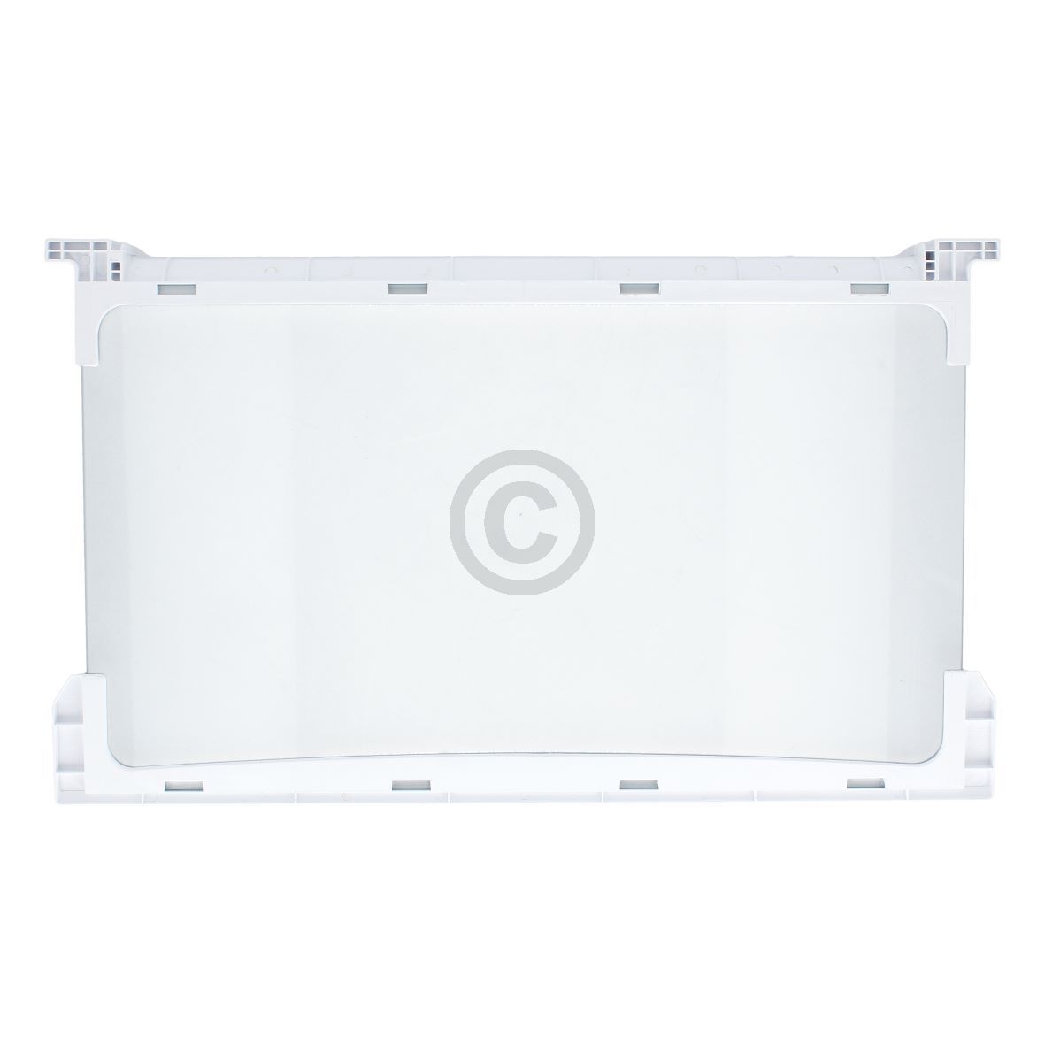 Glasplatte mitte für Kühlteil beko 4312240400 495x297mm mit Leisten für KühlGefrierKombination