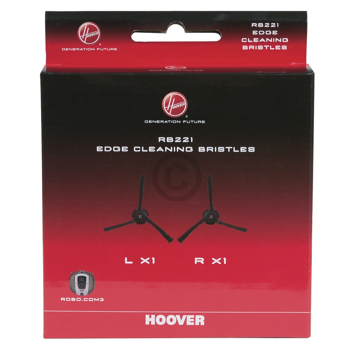 Bürste Hoover 35601405 RB221 für Saugroboter links & rechts