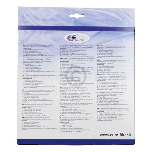 Kohlefilter 233mmØ wie Wpro 484000008636 E233  für Dunstabzugshaube