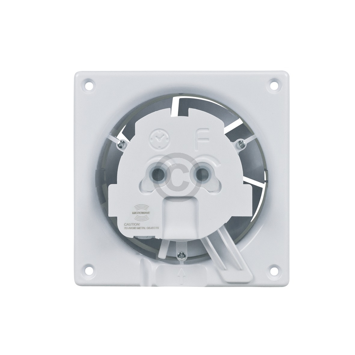 Wohnraumventilator 100erR weiß mit Kugellager Bewegungsmelder für Wand Decke Bad Toilette etc