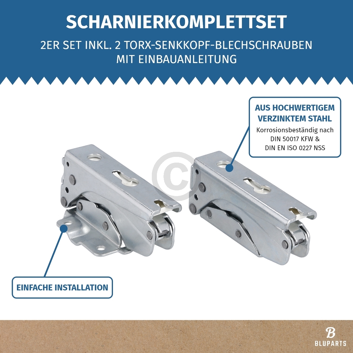 Türscharnier Set oben unten wie beko 5838110300 5838110400 für Kühlschrank