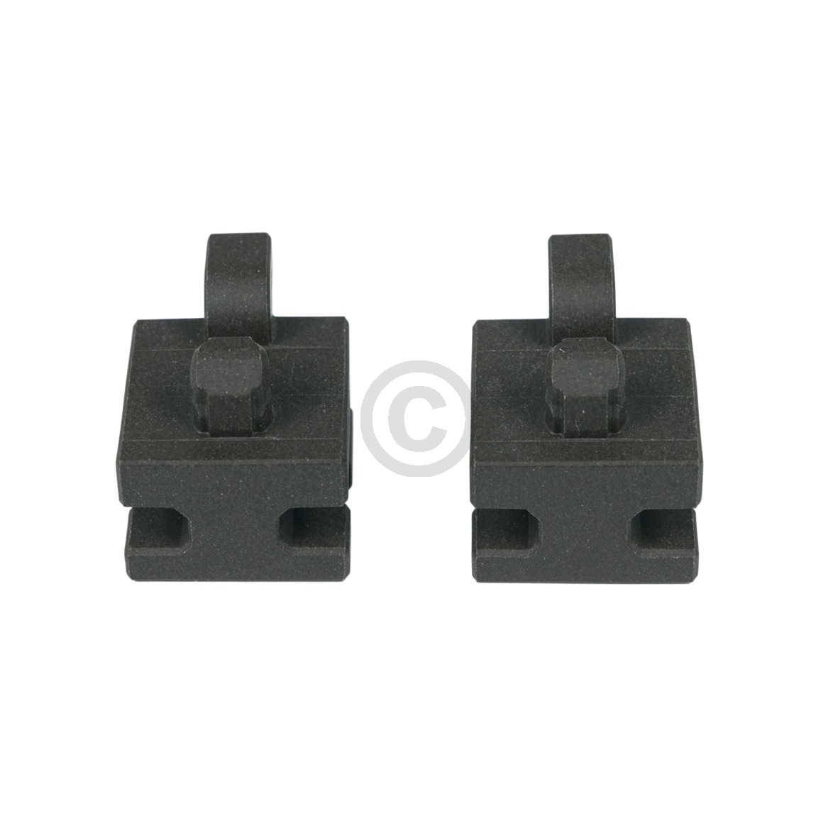 Buchse SIEMENS 00637444 Keramikhalter hinten für Zubehörhaltegitter Backofen mit Mikrowelle 2Stk