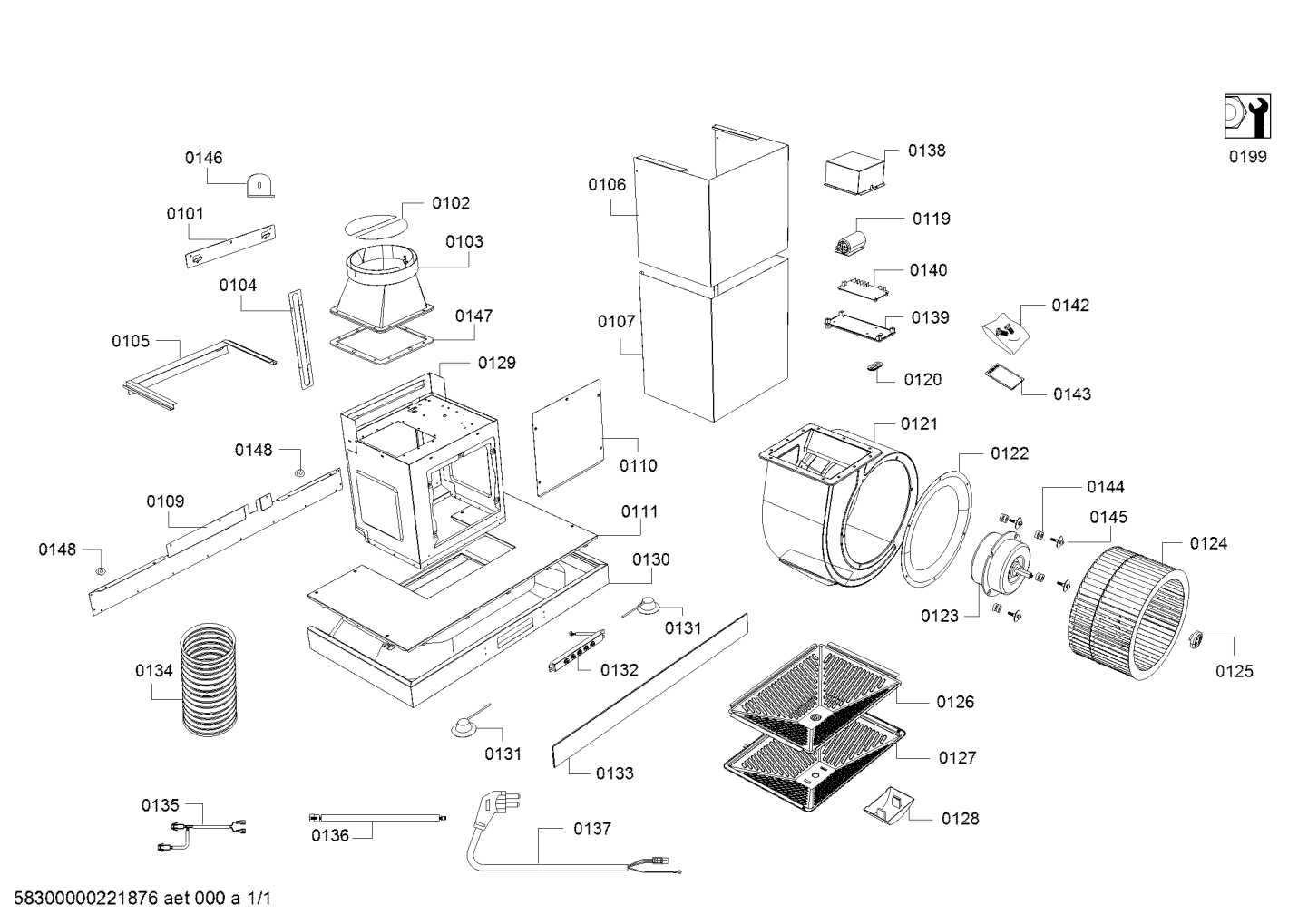 Ersatzteile_LC46RA959W_2F01_Bild_1