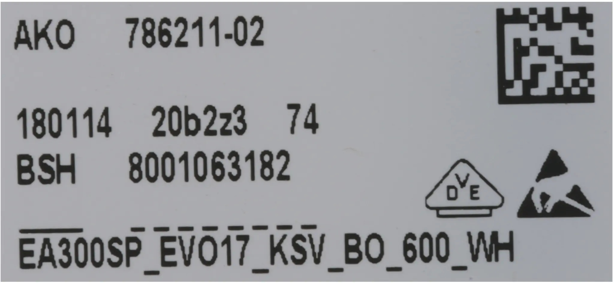 Steuerungsmodul programmiert 00740234