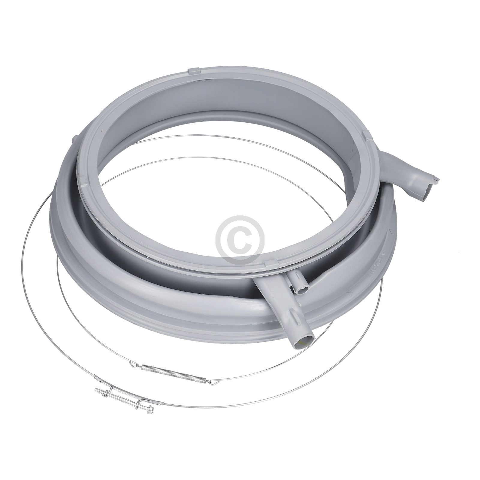 Fenstermanschette anthr. mit BeleuchtungsstutzenFettbeständig / Silikon