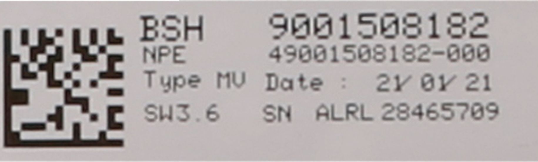 Bedienmodul blau/weisse LED 11036777