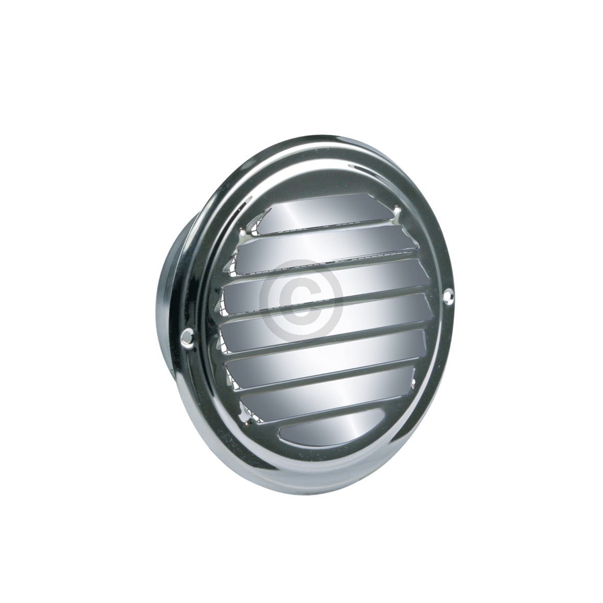 Lüftungsgitter 100erR Edelstahl mit Insektenschutznetz für Luftführung Trockner Dunstabzugshaube