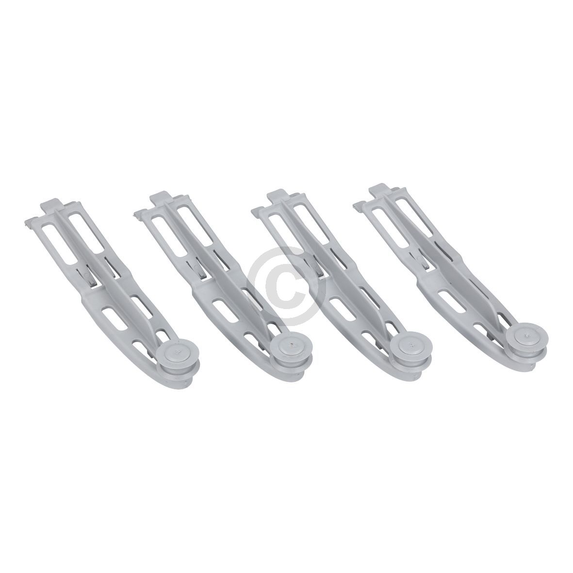 Korbrolle mit Halter für Oberkorb Bauknecht 481252888117 für Geschirrspüler 4Stk