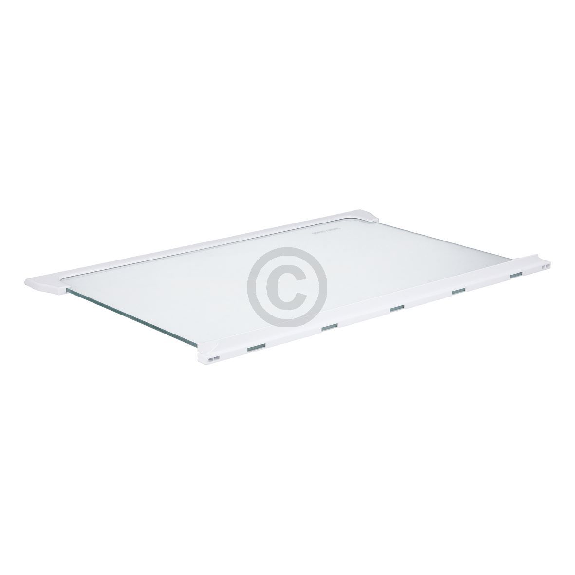 Glasplatte oben für Kühlteil beko 4617920500 450x300mm mit Leisten in KühlGefrierKombination Kühlschrank