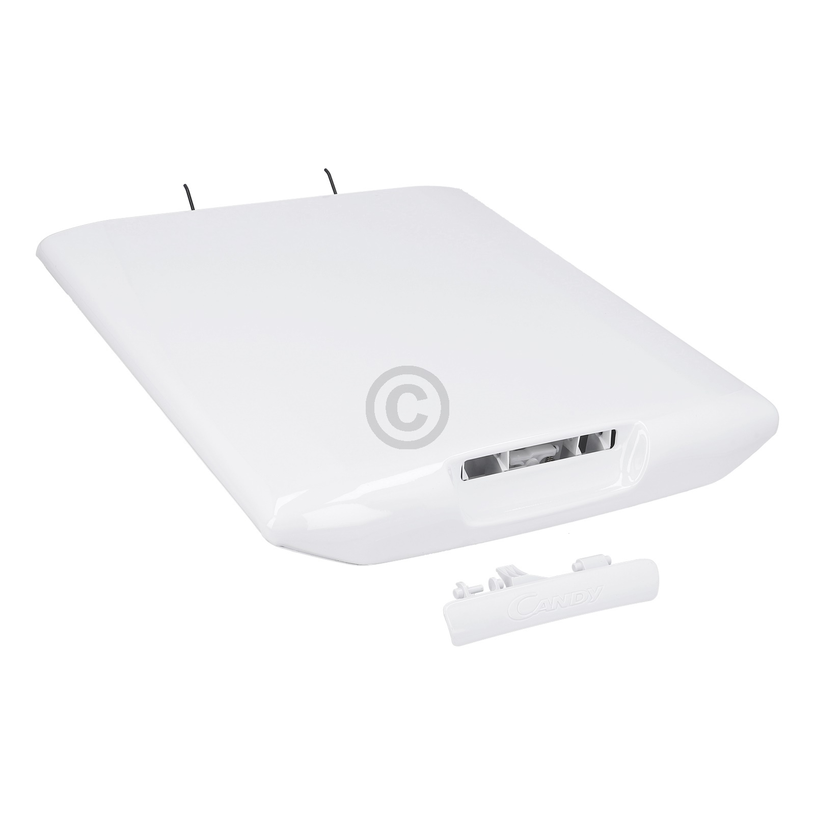 Deckel weiß ohne Griff Haier 49129873 für Waschmaschine