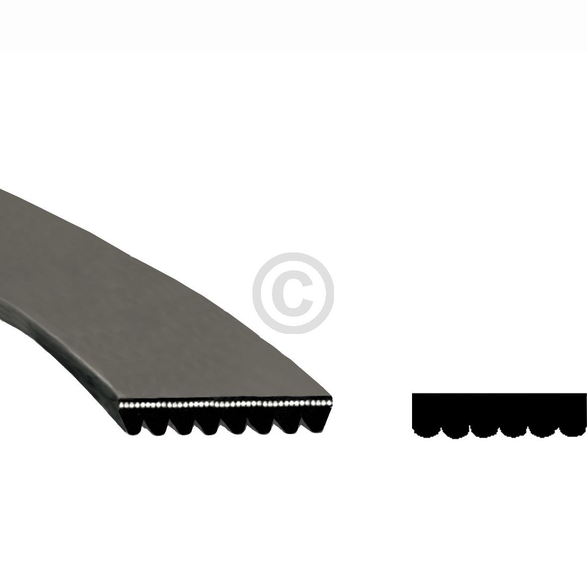 Riemen 1915 PH 6 C00078362 Indesit Hotpoint, Bauknecht, Whirlpool, Ikea