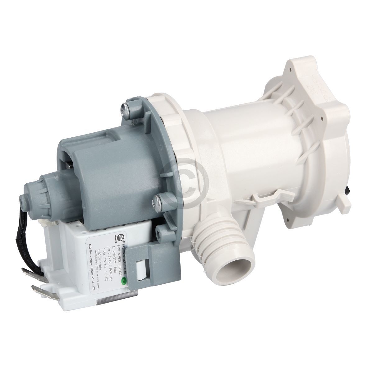 Ablaufpumpe Hisense HK1911126 WuXi Haoli mit Kopf Sieb für Waschmaschine