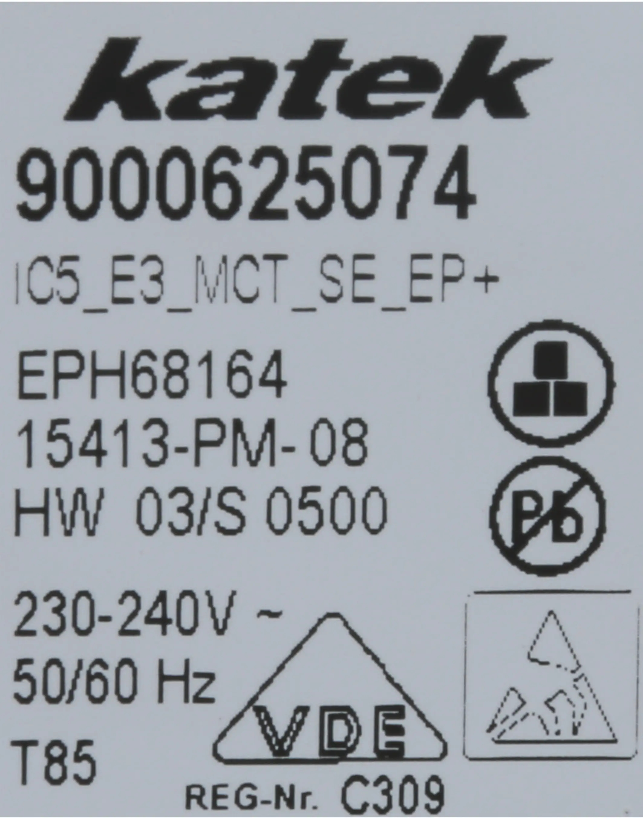 Bedienmodul unprogrammiert 00658020