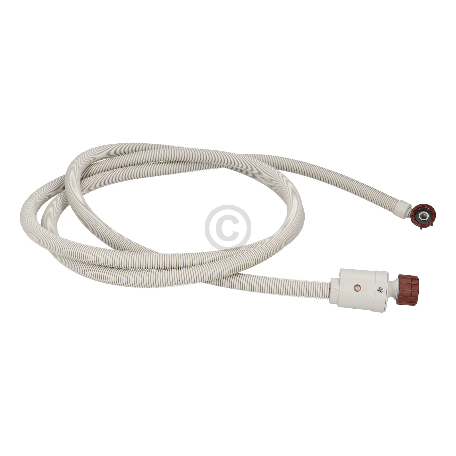 Aqua-Stop-Schlauch L= 3,50 m - 90°c - rot TP Reflex 10104566 für Waschmaschine