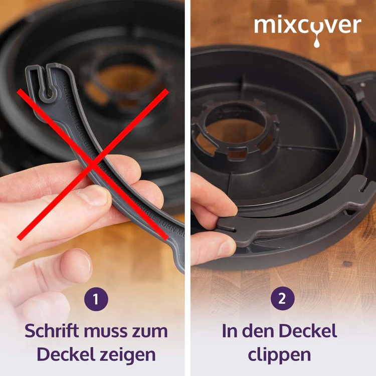 Deckelhalter kompatibel mit Monsieur Cuisine Connect &  Smart