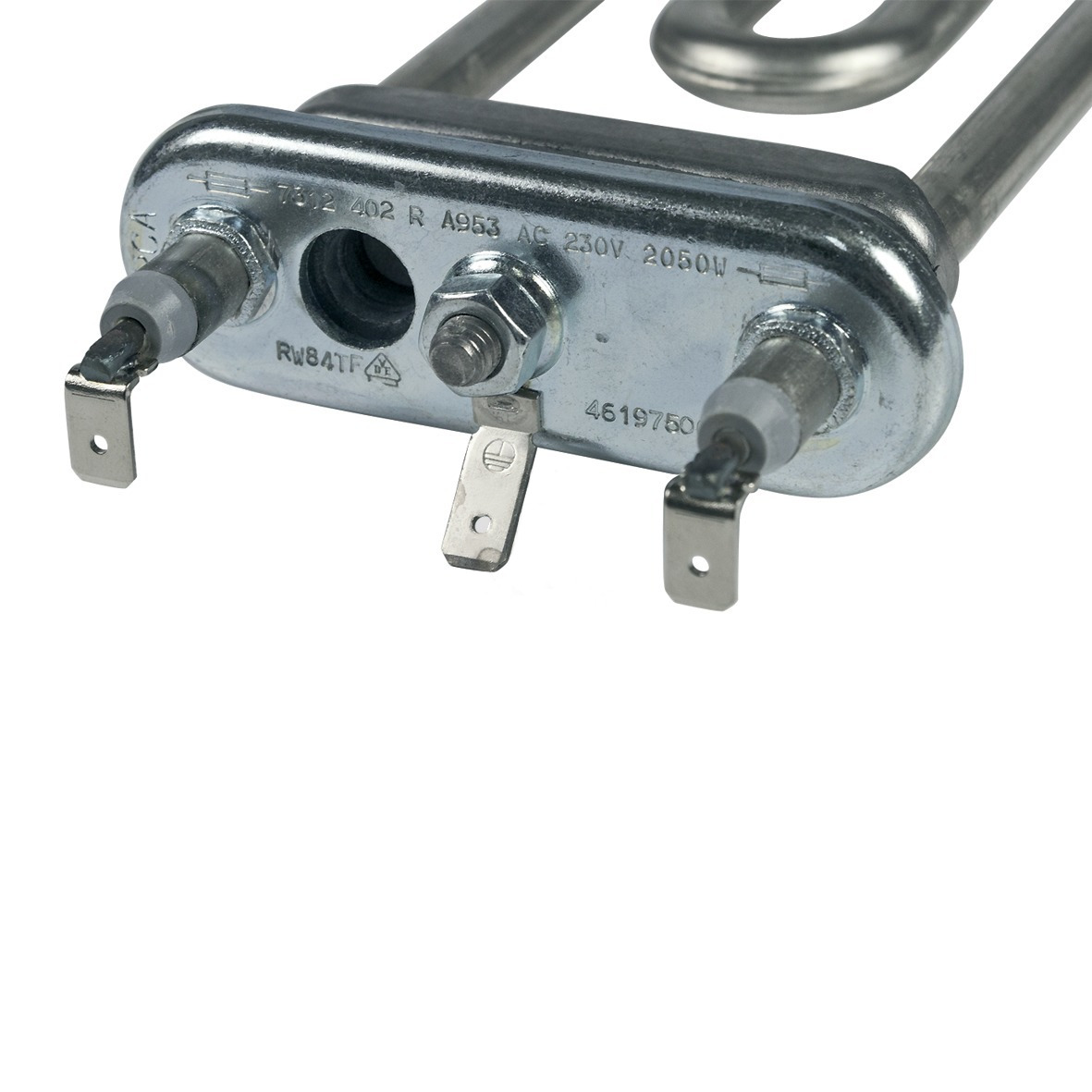 Heizelement wie Whirlpool 481010496465 Kawai WACDX8235 für für Waschmaschine Schleuder