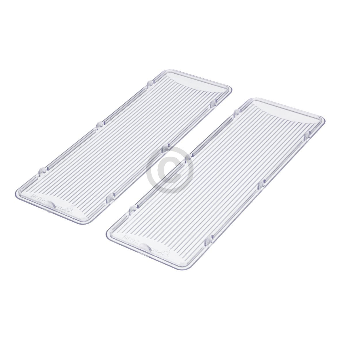Lampenabdeckung wie BOSCH 00264984 175x60mm für Dunstabzugshaube 2Stk