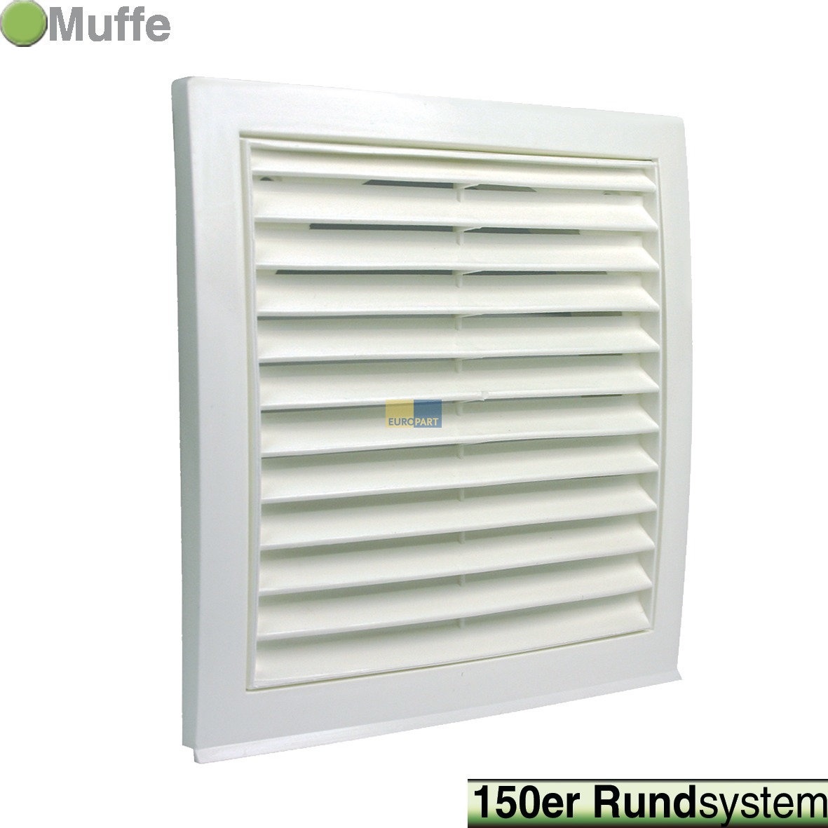 Außengitter 150erR weiß