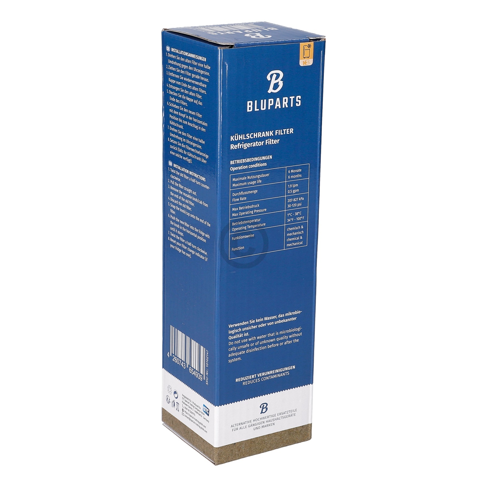 Wasserfilter passend für Bosch 11032518 BLUPARTS - KOMPATIBEL 10102147