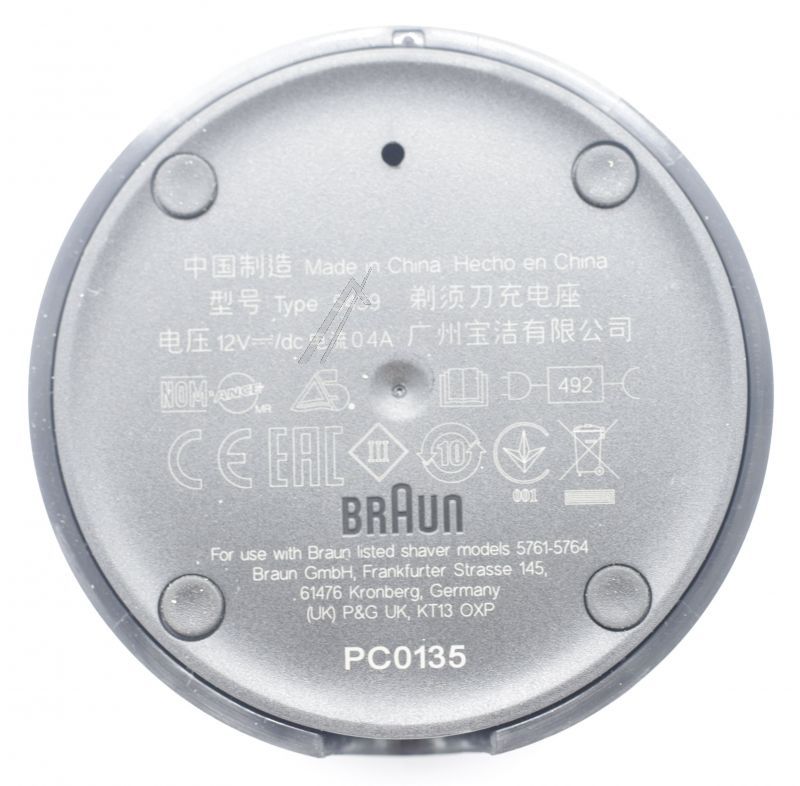 Ladestation für Braun Staubsauger 81740721 Ladegerät