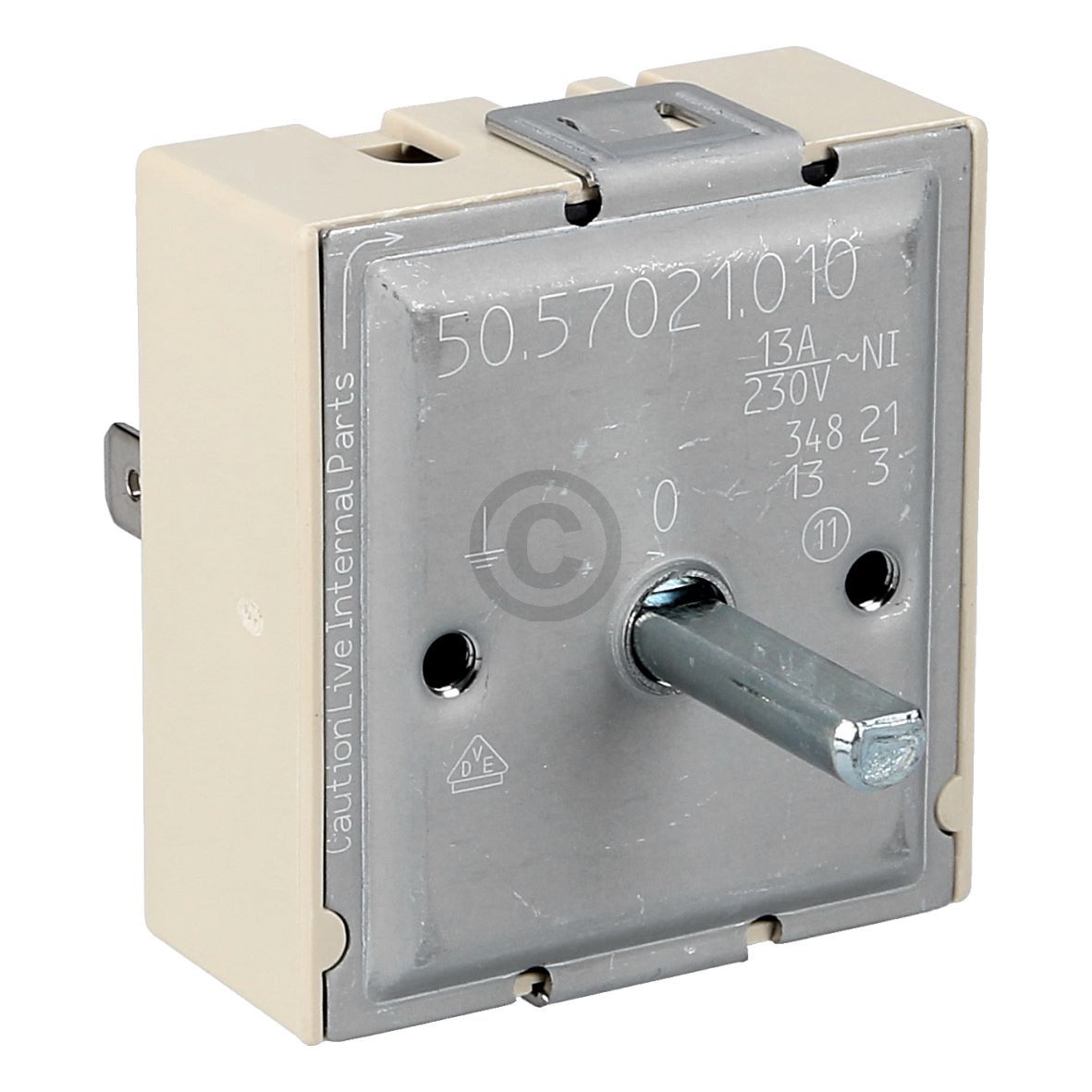 Kochplattenschalter EGO 50.57021.010 EINKREIS für Kochfeld Herd