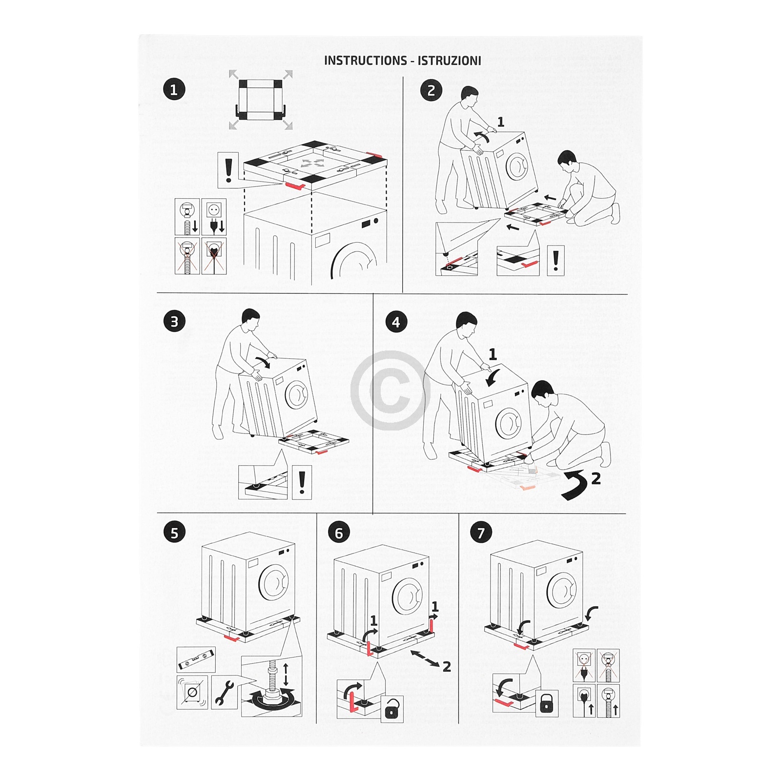 Zwischenbaurahmen ausziehbar Superior SUPSLW003 für Waschmaschine Superior