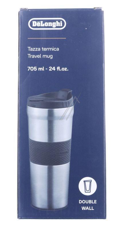 Reisebecher für DeLonghi Kaffeemaschine AS00006840 Edelstahl, 705ml
