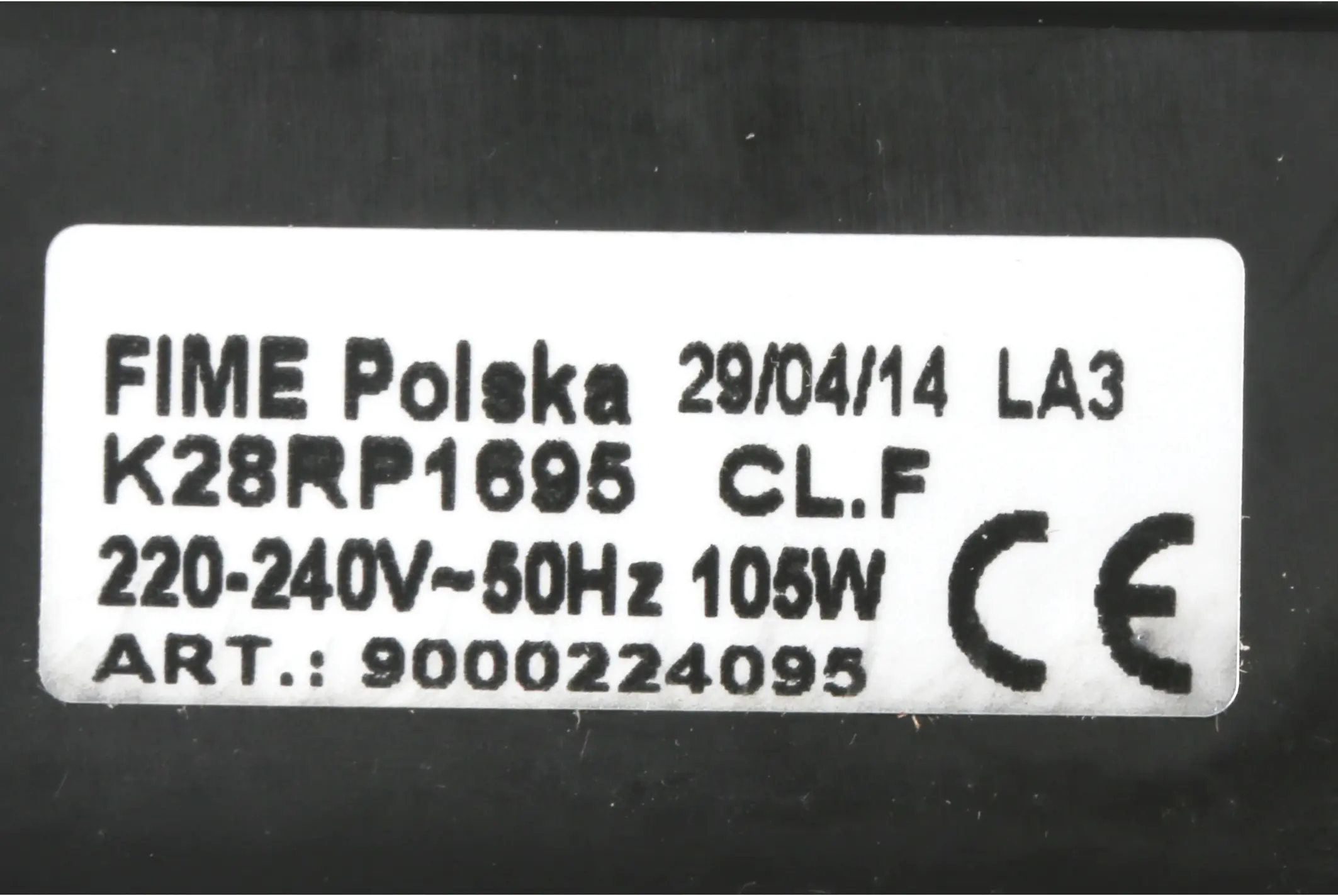 Lüftermotor 00298597