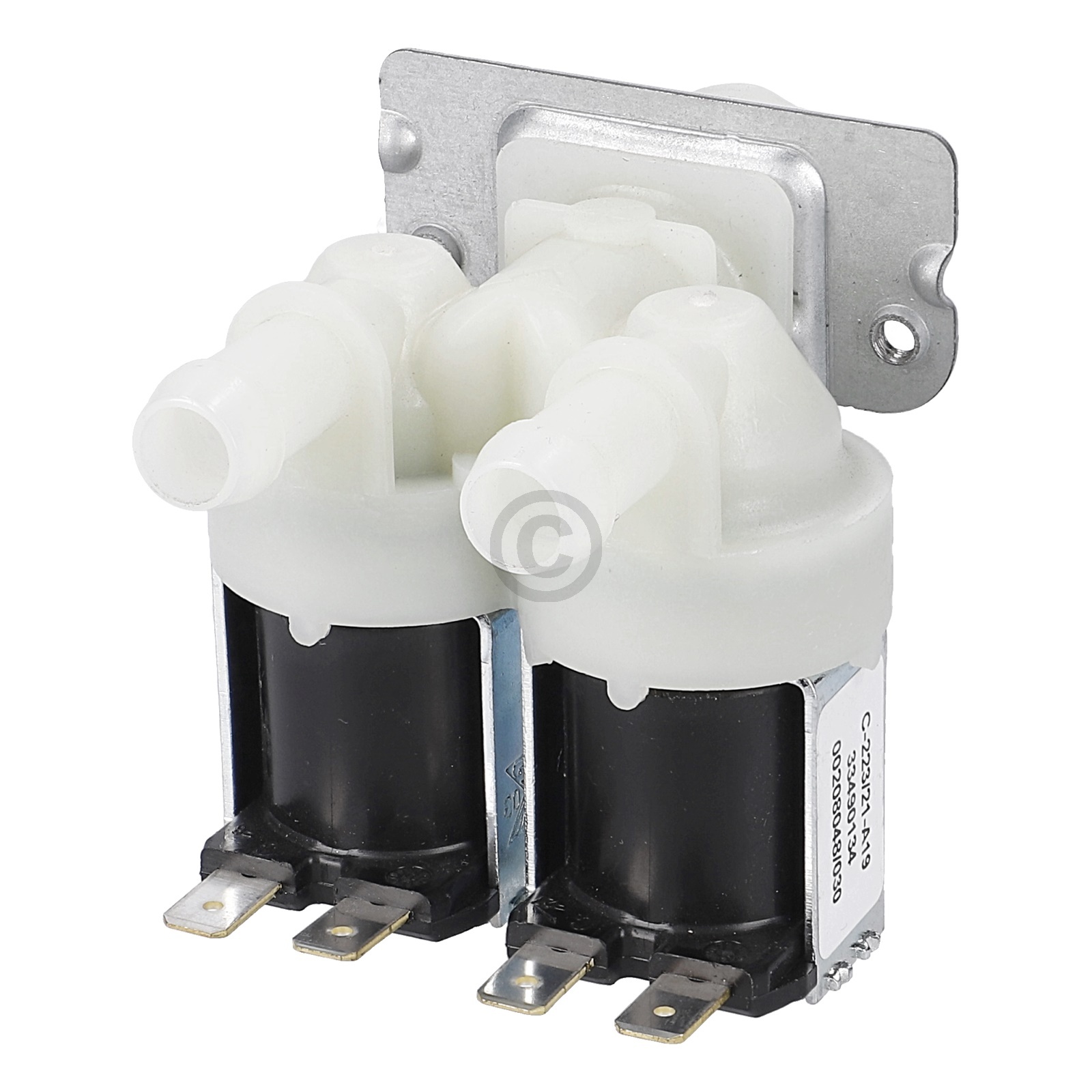 Magnetventil 2-fach 180° universal für Waschmaschine