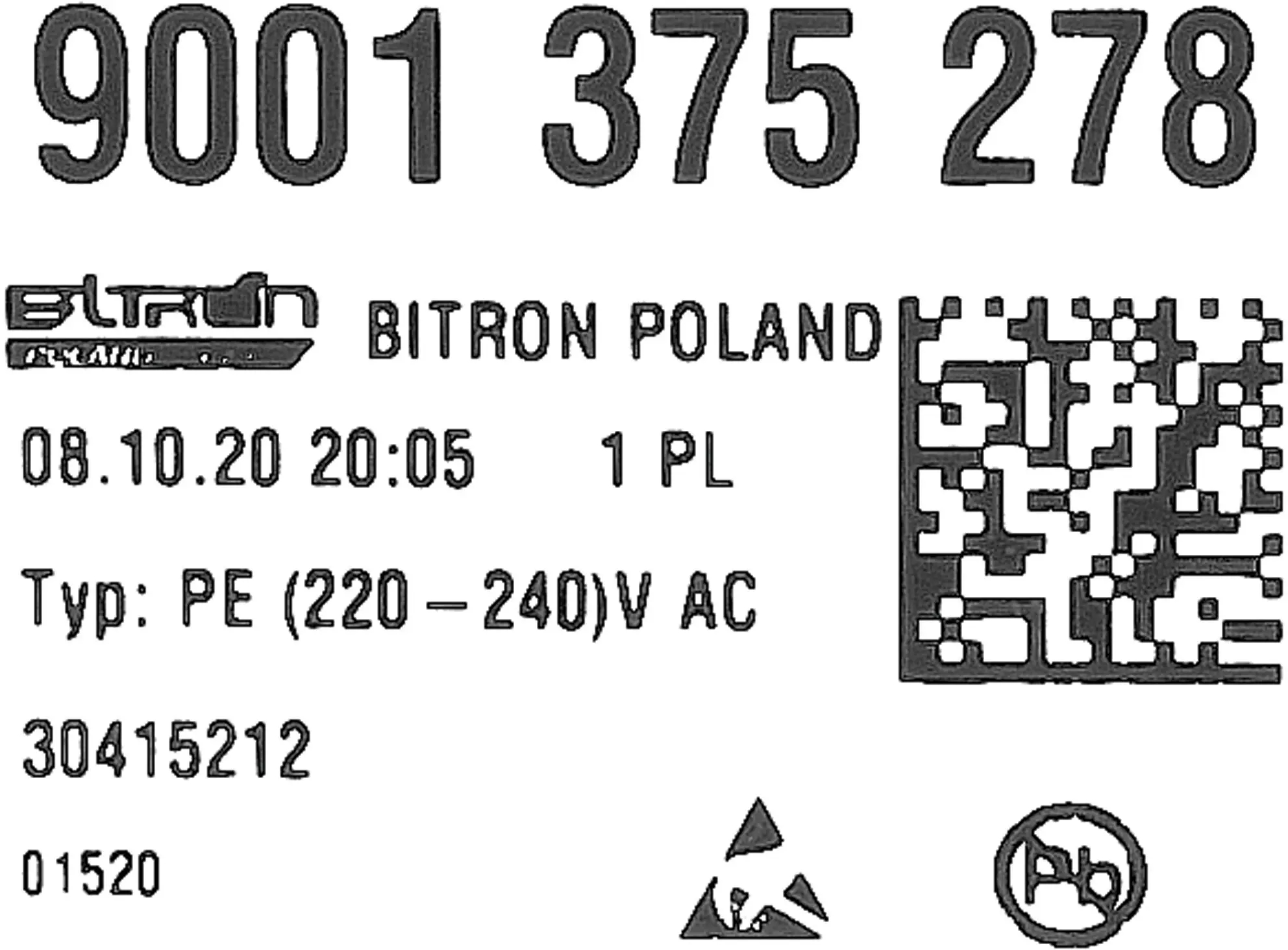 Leistungsmodul programmiert 12013500