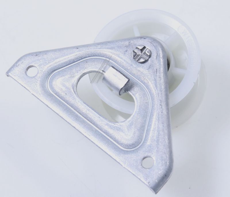 Spannrolle mit Halter für Trockner Whirlpool 488000728616 Riemenspannung