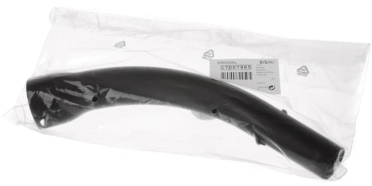 Griff für Bosch-Staubsauger 00445017 35mm, schwarz, Kunststoff
