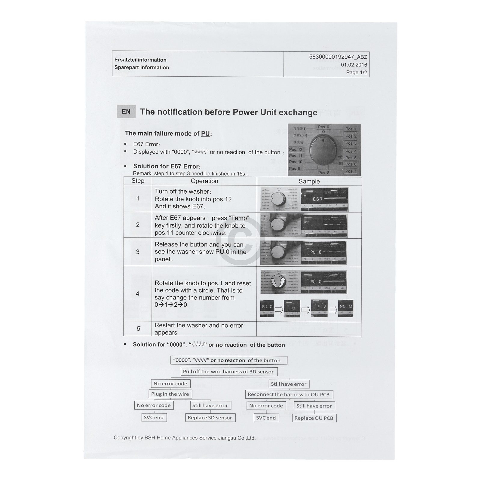 Steuerungsmodul programmiert 00704094