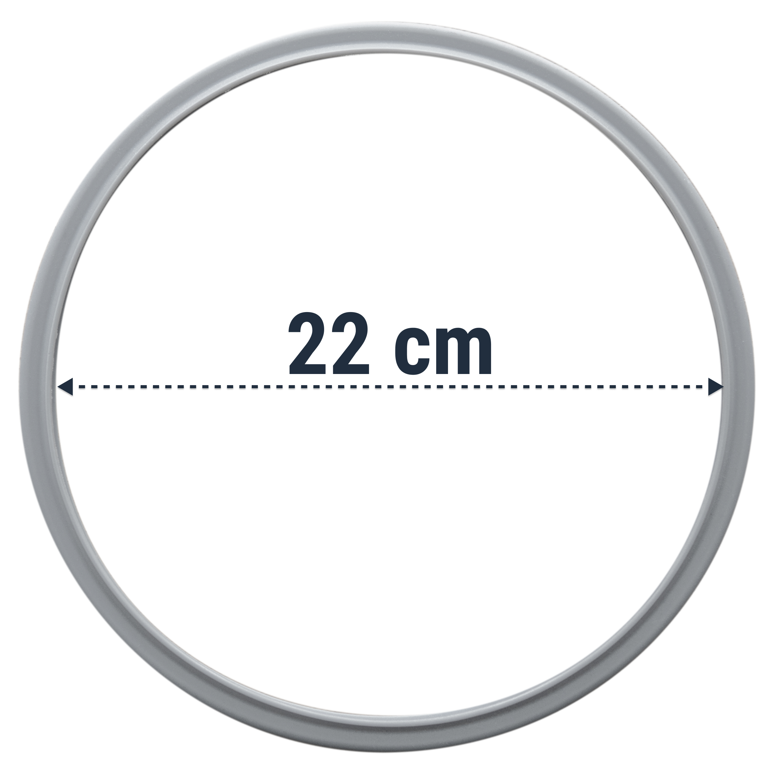Dichtungsring 22cm für Silit Schnellkochtopf und WMF Schnellkochtopf 3l, 4,5l, 6,5l, 8,5l - Silikonring wie 7423460025