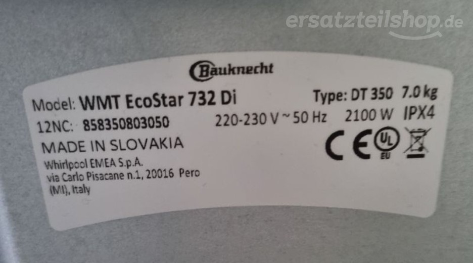 Kit Termostato E Limitatore Di Temperatura Per Asciugatrice Bauknecht Whirlpool Philips - Ricambio Originale Europart 481225928681