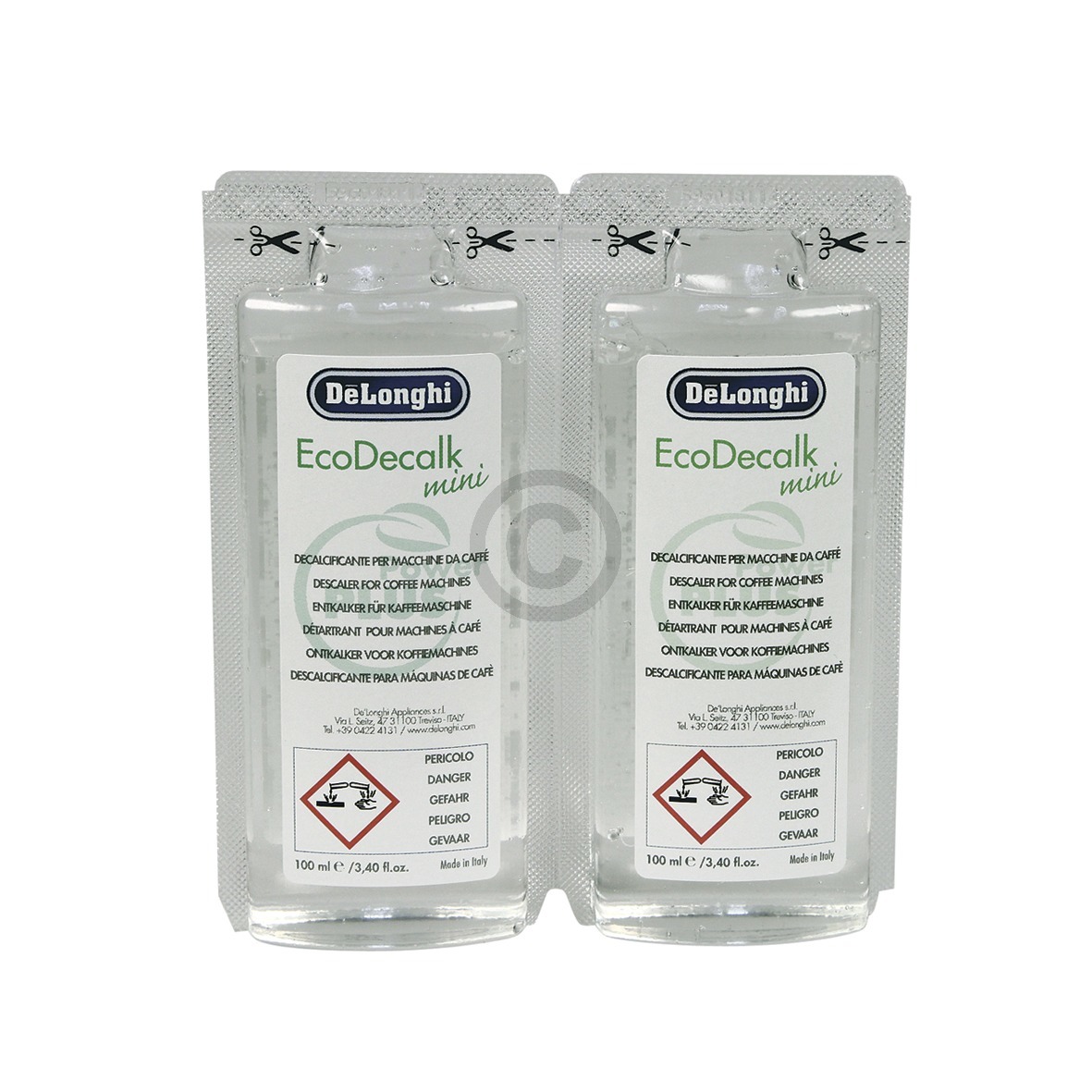 Kaffeemaschinen-Entkalker DeLonghi EcoDecalkMini 2x100ml 5513292821 DeLonghi