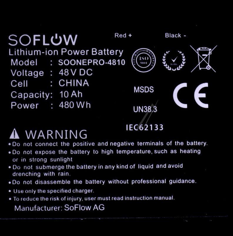 Akku SoFlow 800.530.76 für E-Scooter SO ONE PRO (1st Gen, 2nd Gen)