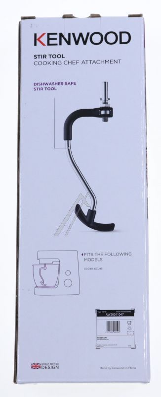 Knethaken für Küchenmaschine DeLonghi AW20011047 Teig kneten