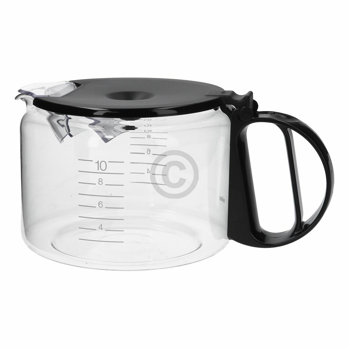 Aromakanne für Braun Kaffeemaschine AX13210010 10 Tassen schwarz