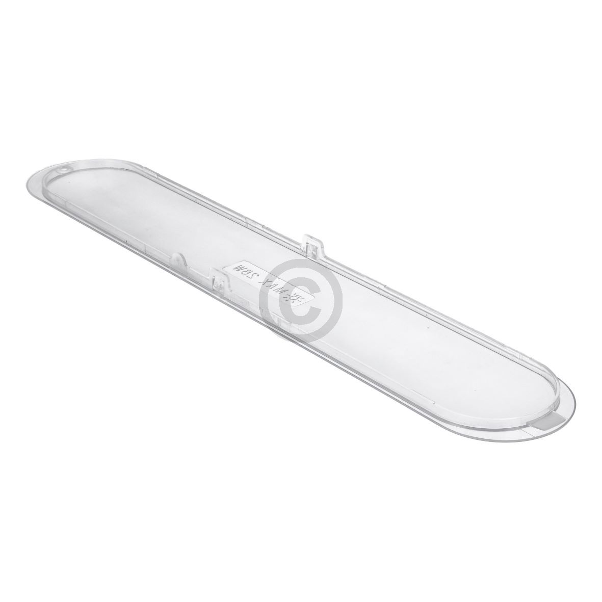 Lampenabdeckung wie Whirlpool 482000008881 370x65mm für Dunstabzugshaube