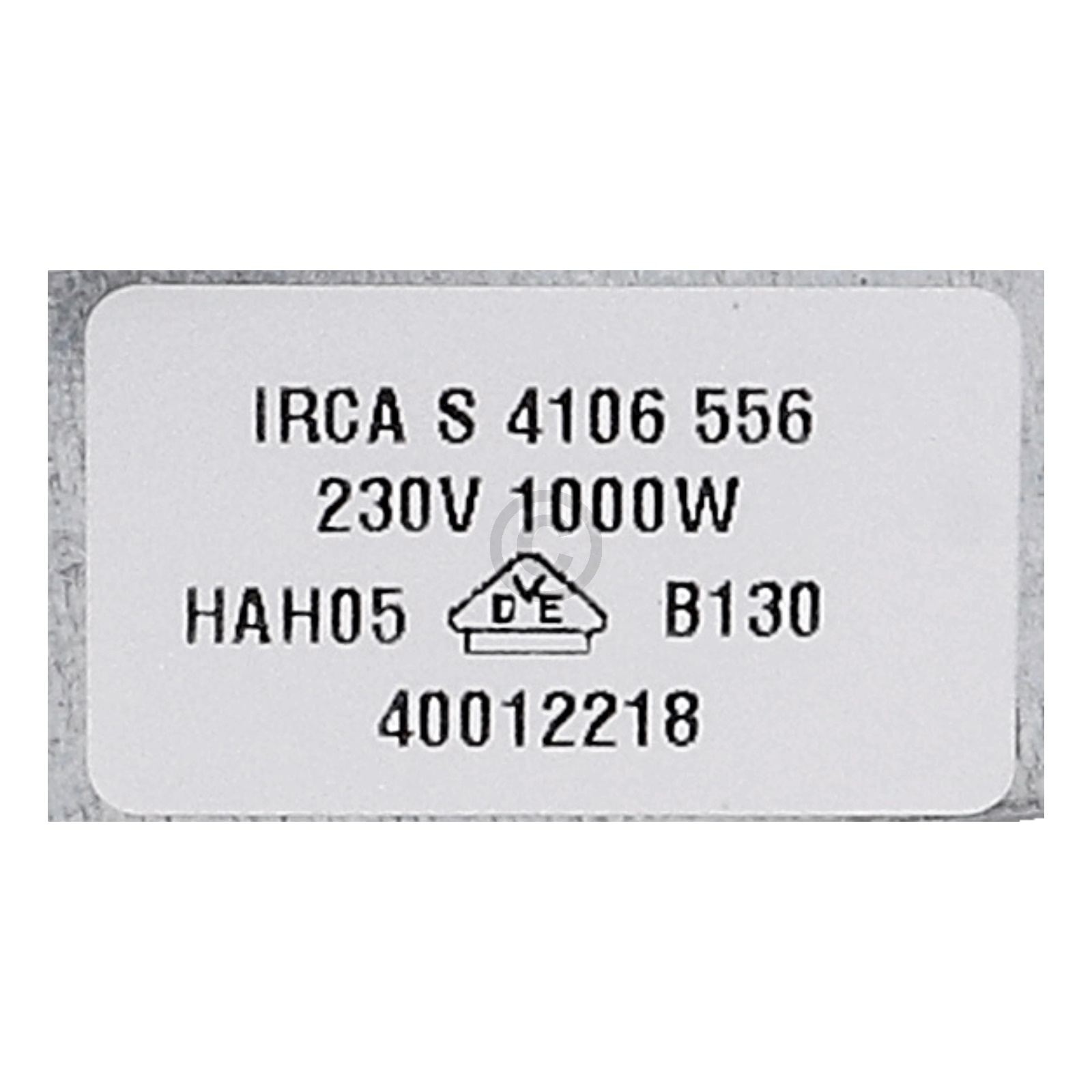 Heizung Candy 40012218 IRCA 1000W 230V für Trockner